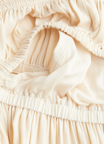 Кремова кежуал сукня для вагітних та годуючих кльош H&M однотонна