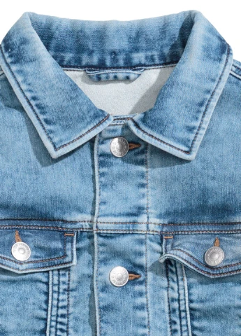 Синя демісезонна куртка H&M