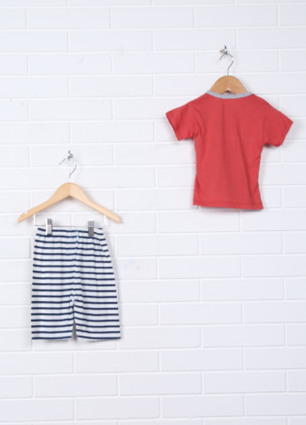 Терракотовый летний комплект (футболка, шорты) Musmus