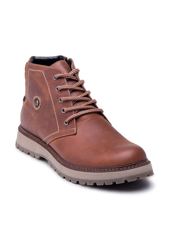 Коричневые зимние ботинки Bastion