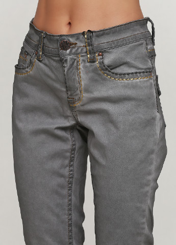 Серые демисезонные слим джинсы B.C. Best Connections