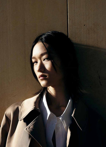 Плащ H&M тренчкот на пуговицах демисезон (367100777)