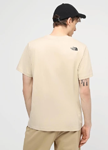 Бежевая футболка The North Face