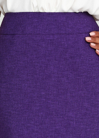 Фиолетовая кэжуал однотонная юбка Jhiva карандаш