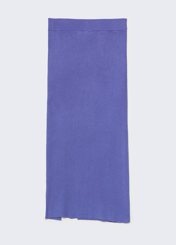 Фиолетовая кэжуал однотонная юбка Stradivarius
