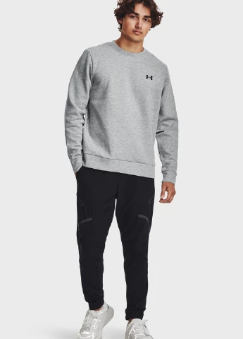 Світло-сірий світшот Under Armour логотип без декору (263207387)