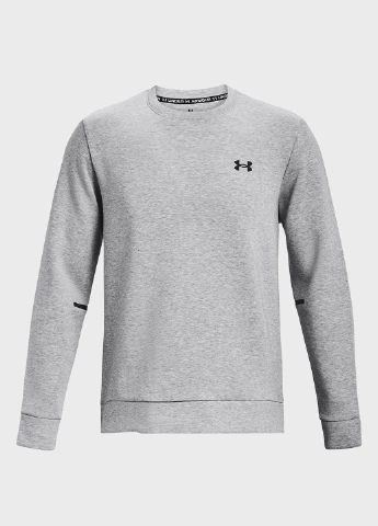 Світло-сірий світшот Under Armour логотип без декору (263207387)
