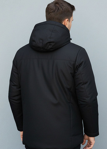 Чорна демісезонна куртка Sun's House