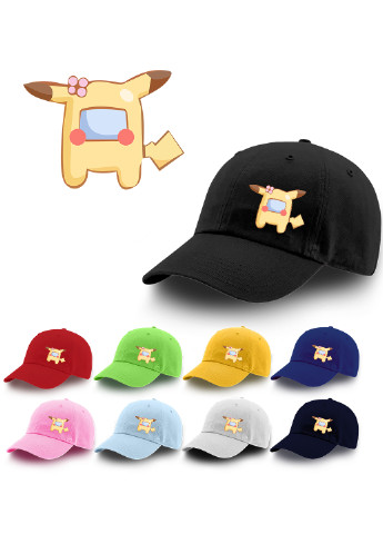 Кепка Амонг Ас Покемон Пікачу (Among Us Pokemon Pikachu) (9273-2419) MobiPrint (216961126)