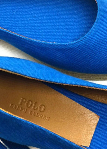 Синие эспадрильи Ralph Lauren однотонный завязки, джут (298550423)