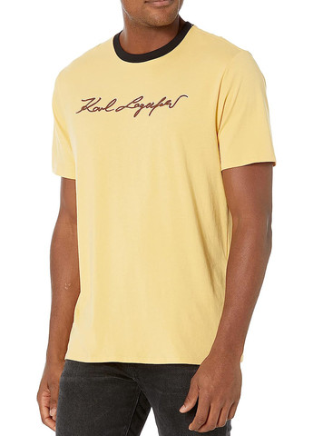Желтая футболка Karl Lagerfeld