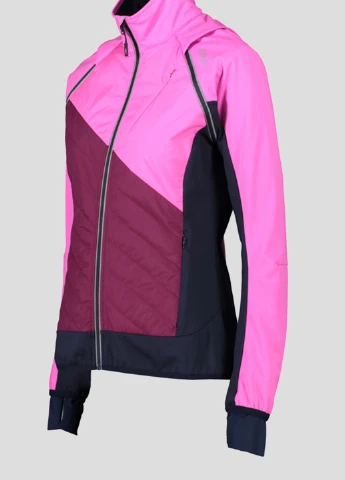 Розовая спортивная куртка с логотипом Woman Jacket With Detachable S CMP (253616523)