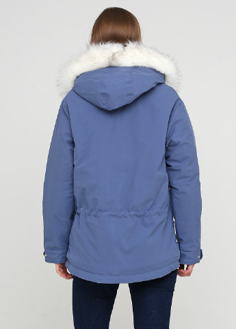 Голубая зимняя куртка Mengerzi