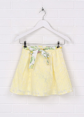 Желтая кэжуал цветочной расцветки юбка To Be Too годе