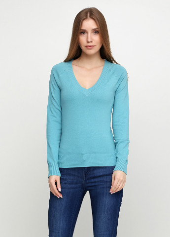 Бірюзовий демісезонний пуловер пуловер Only
