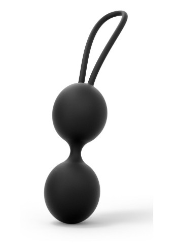Вагинальные шарики Dual Balls Black, диаметр 3,6см, вес 55гр Dorcel (254150642)