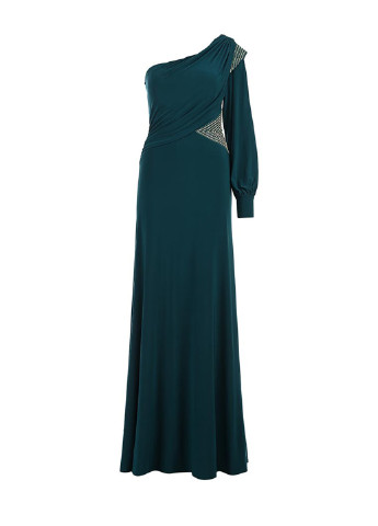 Зеленое вечернее платье Corleone однотонное