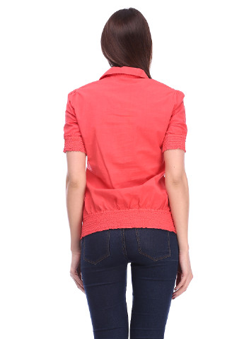 Красная кэжуал рубашка однотонная Gsus Sindustries