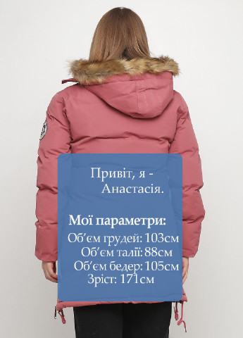 Рожева зимня куртка Geographical Norway