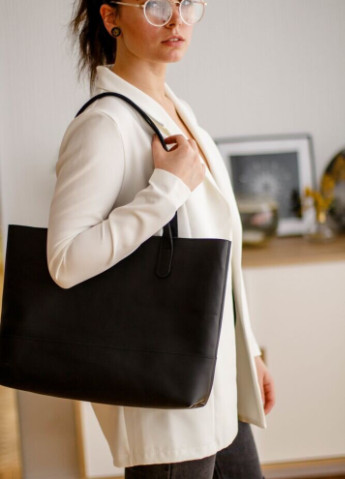 Містка жіноча сумка шоппер коньячного кольору з натуральної напівматової шкіри Boorbon (253342364)