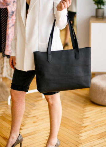 Вместительная женская сумка шоппер коньячного цвета из натуральной полуматовой кожи Boorbon (253342364)