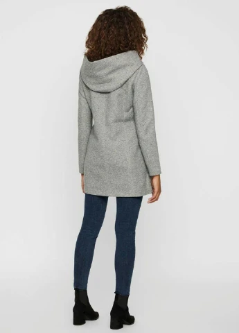 Светло-серое демисезонное Пальто Vero Moda