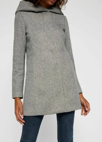 Светло-серое демисезонное Пальто Vero Moda
