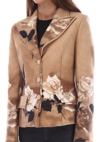 Бежевый женский жакет Class Roberto Cavalli - демисезонный