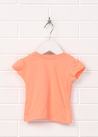 Персиковая летняя футболка с коротким рукавом Primark