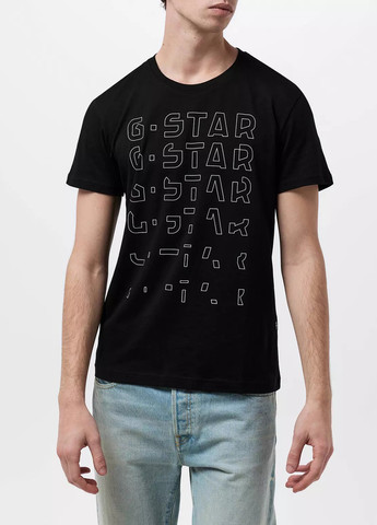 Черная футболка G-Star Raw