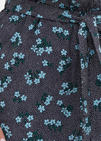 Комбинезон Boden комбинезон-брюки цветочный тёмно-синий кэжуал полиэстер
