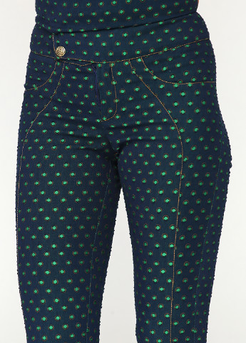 Темно-зеленые кэжуал демисезонные зауженные брюки PUBLIC&PRIVATE by Madame Cherie