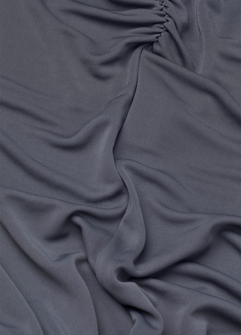 Серое кэжуал платье H&M однотонное