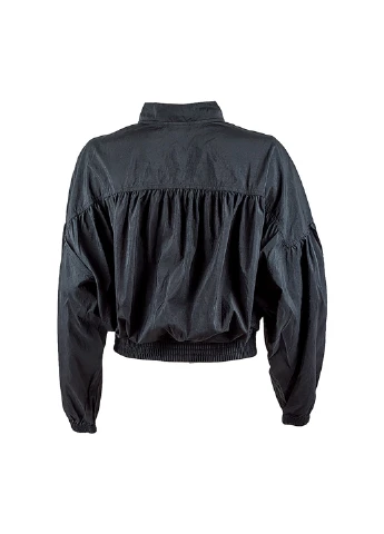 Черная демисезонная куртка s shiny fashion jacket Reebok