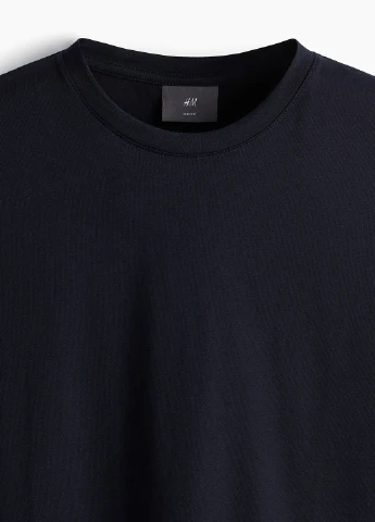 Темно-синя футболка H&M