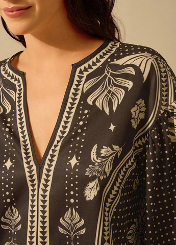 Комбинированная блуза SHEIN