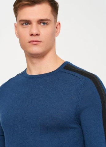 Синій джемпер,синій в чорну смужку, Casual Friday