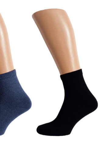 Набор мужских носков 10пар, классические черные+синие 45-46 Rix (229545505)