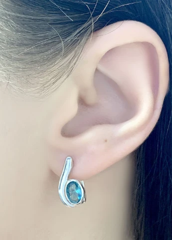 Серьги Silver Flame (152533621)