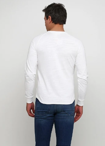 Белый свитшот H&M однотонный (220697002)