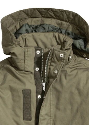 Оливкова демісезонна куртка H&M