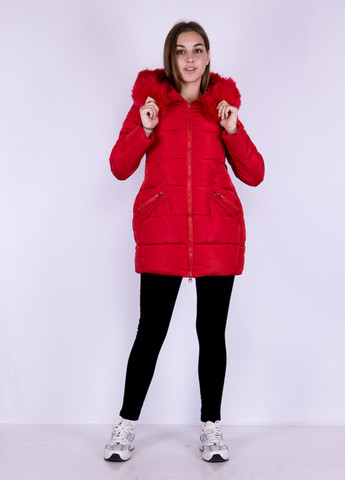 Червона зимня куртка Time of Style