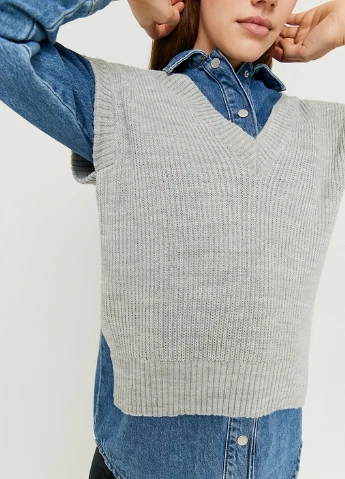 Жилет Tally Weijl Fashion Pullovers - KNIT SLEEVELESS OVER TOP (231935654)