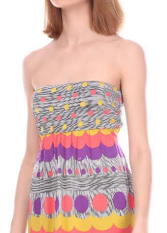 Комбинированное кэжуал платье Killah с абстрактным узором