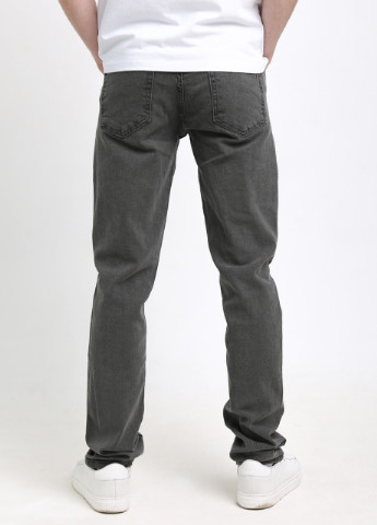 Серые демисезонные слим джинсы мужские серые слим со стрейчем Slim Zanotti