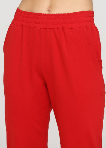 Красные кэжуал демисезонные джоггеры брюки Radda