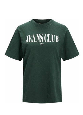 Зеленая летняя футболка JJXX