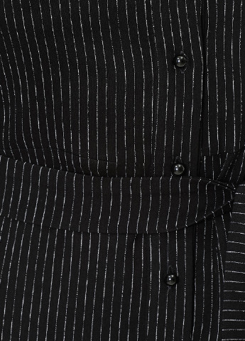 Черно-белое кэжуал платье рубашка KOTON в полоску