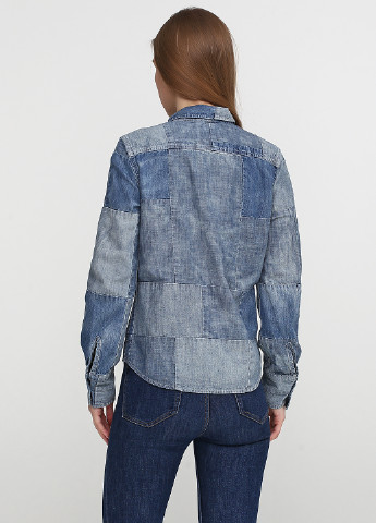 Джинсовая джинсовая рубашка однотонная Ralph Lauren