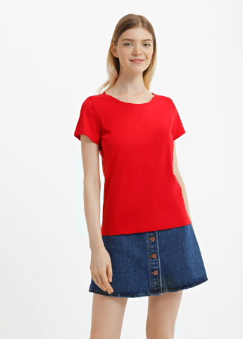 Красная летняя футболка Promin